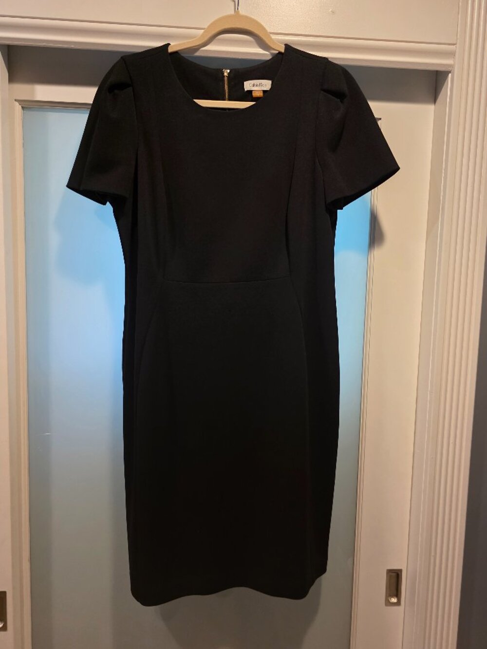 Calvin Klein tulip sleeve dress